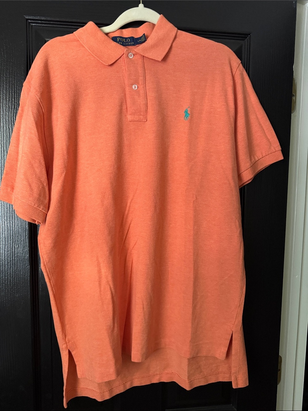 Polo by Ralph Lauren Coral-Orange Short Sleeve Polo